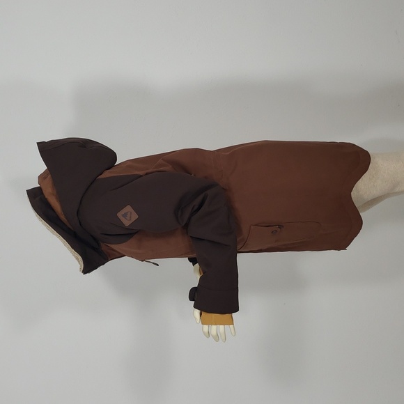 BURTON LIVING LINING W PROWESS HOODED ZIP FRONT JACKET WINTER SNOW WOMEN'S L - Picture 2 of 16